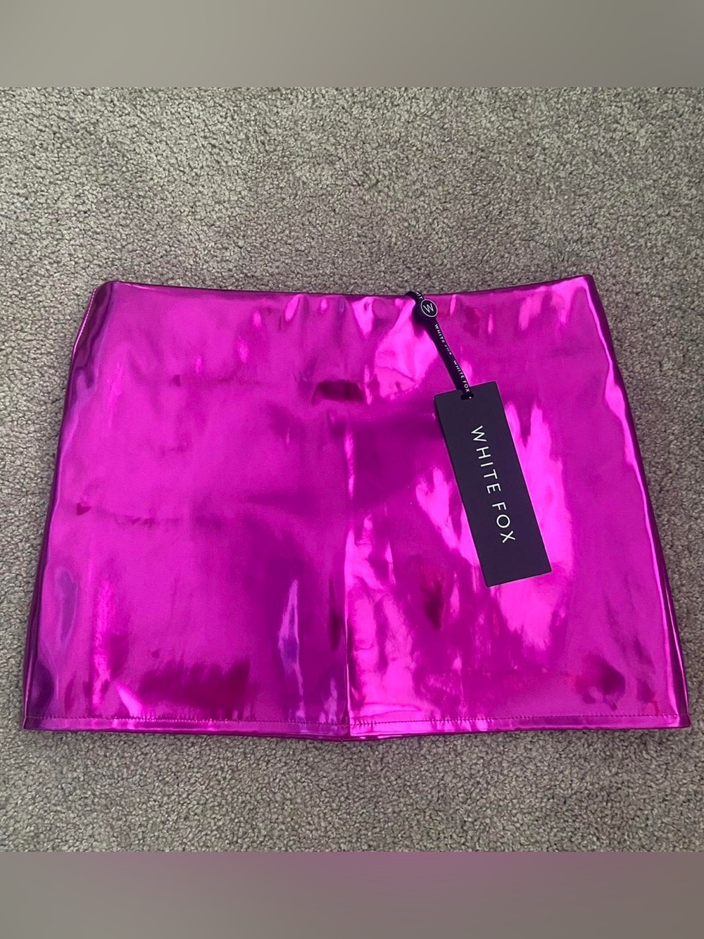 White Fox Night Fever Mini Skirt In Hot Pink